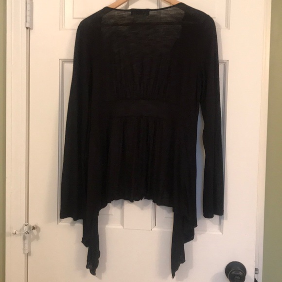 3/$10 Sushi Flowers Sheer Cardigan - Picture 9 of 10